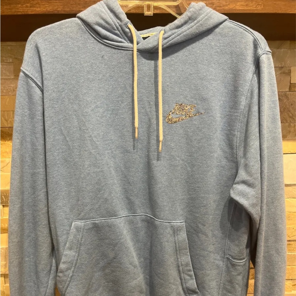 Nike Blue Sweatshirt Hoodie Classic Design